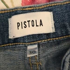 Cute denim cut-off shorts by Pistola